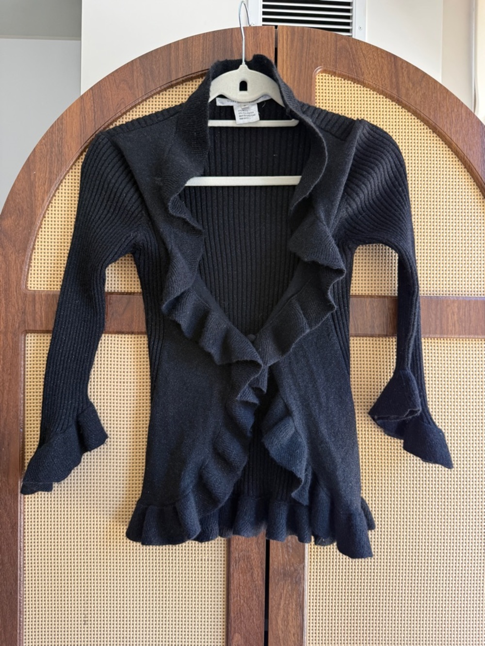 DVF wool sparkle cardigan - M (fits like XS)
